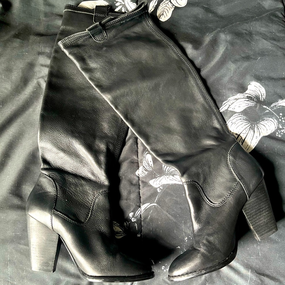 Sole Society Block Heel Boots